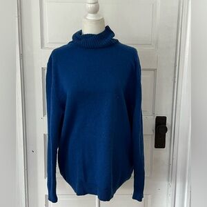 WoolOvers | Cobalt Blue Turtleneck